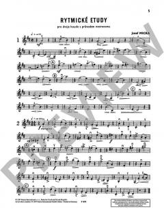 Rhythmische Etüden von Josef Micka (Download) 