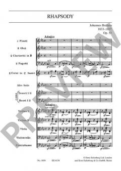 Rhapsodie op. 53 von Johannes Brahms (Download) 