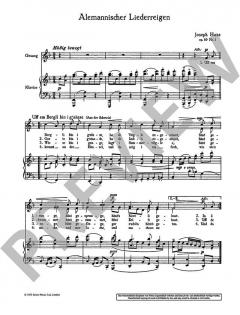 Liederreigen nach Volksweisen op. 89 Nr. 1 von Joseph Haas (Download) 