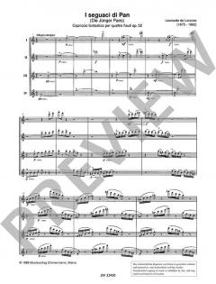 I Seguaci di Pan op. 32 von Leonardo de Lorenzo (Download) 