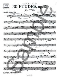 30 Studies Op. 13 von Jacques Francois Gallay 