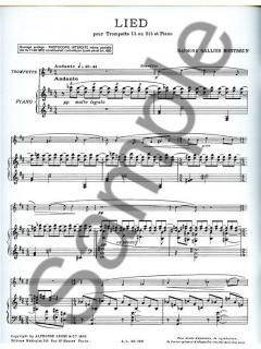 Raymond Gallois-Montbrun: Lied für Trompete und Klavier im Alle Noten Shop kaufen