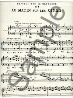 Au Matin Sur les Cimes von C. Galos 