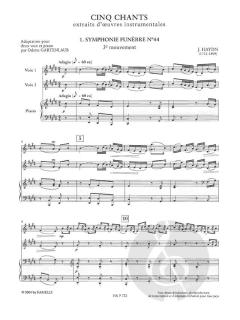 5 Chants von Odette Gartenlaub 