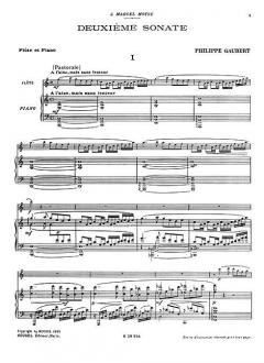 Sonate Nr. 2 von Philippe Gaubert 