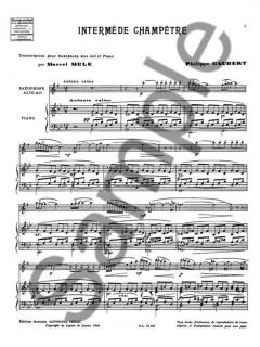 Intermede Champetre von Philippe Gaubert 