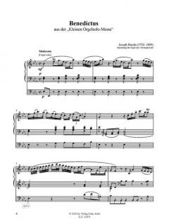 Hochzeitsmusik für Orgel 21: Benedictus von Joseph Haydn im Alle Noten Shop kaufen