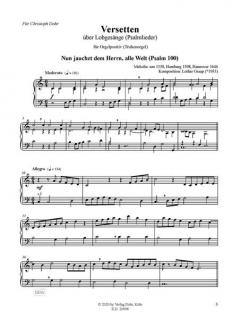 Versetten über Lobgesänge von Lothar Graap 