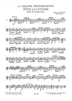 Oeuvres Choisies Pour Guitare (LP46) von Mauro Giuliani 