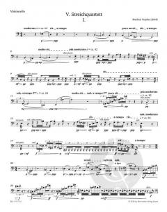 5. Streichquartett von Manfred Trojahn im Alle Noten Shop kaufen (Stimmensatz)