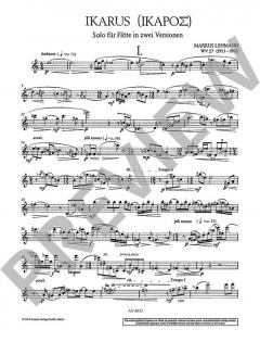 Ikarus WV 27 für Soloflöte von Lehmann,Markus (Download) im Alle Noten Shop kaufen
