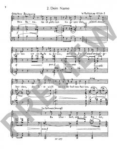 Letzter Ricarda Huch-Zyklus op. 127 von Wilhelm Rettich (Download) 