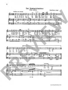 Drei Kinderlieder für Sopran und Klavier von Hans-Klaus Langer (Download) 