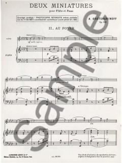 2 Miniatures Op. 145 Nr. 2 von Alexander Tichonowitsch Gretschaninow 