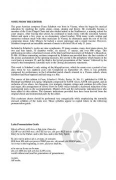 Gloria Patri von Franz Schubert 