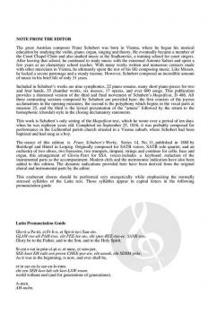 Gloria Patri von Franz Schubert (Download) 