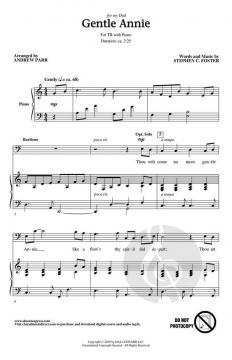 Gentle Annie von Stephen C. Foster 