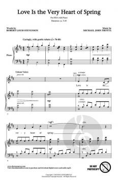 Love Is the Very Heart of Spring von Michael John Trotta 