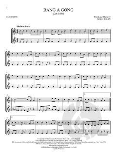 Classic Rock for 2 Clarinets 