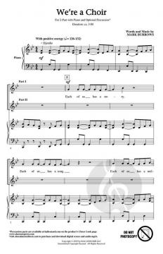 We're a Choir von Mark Burrows 
