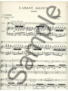 L Amant Jaloux: Serenade von Andre Ernest Modeste Gretry 