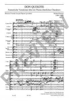 Don Quixote op. 35 von Richard Strauss 