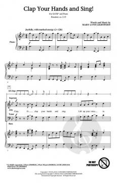 Clap Your Hands and Sing! von Mary Lynn Lightfoot 