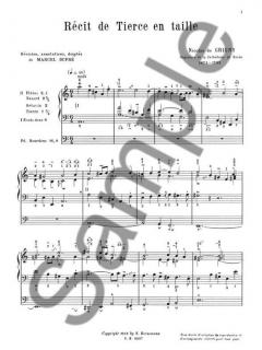Recit De Tierce En Taille von De Grigny 