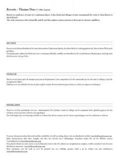 Reverie von Thomas Doss 