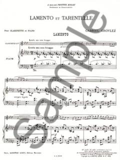 Lamento et Tarentelle von Gabriel Grovlez 