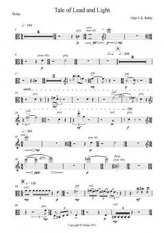 Tale Of Lead And Light von Maja S.K. Ratkje 