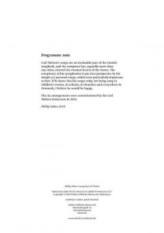 6 Songs By Carl Nielsen 