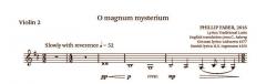 O Magnum Mysterium von Phillip Faber 