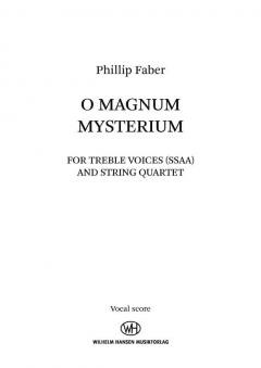 O Magnum Mysterium von Phillip Faber 