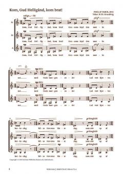 Syv Trinitatis-Motetter von Phillip Faber 