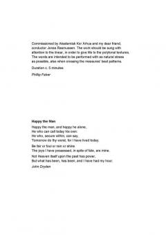 Happy the Man von Phillip Faber 