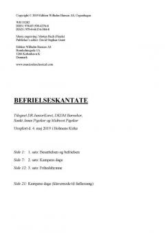 Befrielseskantate von Jakob Lorentzen 