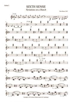 Sixth Sense - Variations On A Hunch von Peter Bruun 