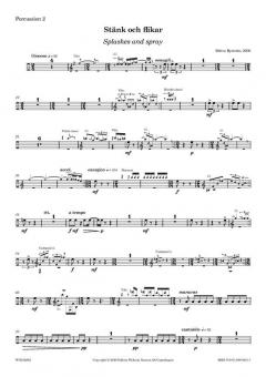 Stänk Och Flikar - Splashes And Spray von Britta Byström 