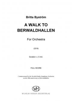 A Walk To Berwaldhallen von Britta Byström 