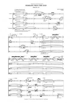 String Quartet No.2 - Perhaps Thus The End von Rune Glerup 