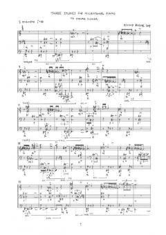 3 Studies For Microtonal Piano von Eivind Buene 