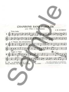 Chansons Sans Paroles 