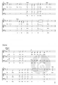 Missa brevis a 3 voci von Michael Haydn 