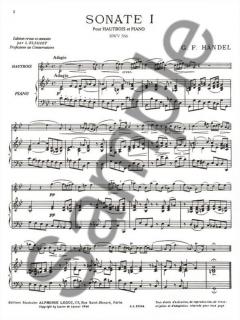 2 Sonates von Georg Friedrich Händel für Oboe und Klavier im Alle Noten Shop kaufen