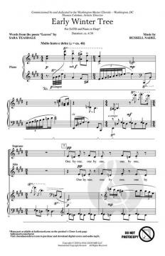 Early Winter Tree von Russell Nadel 