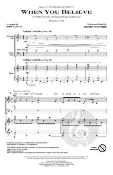 When You Believe von Stephen L. Schwartz (Download) 