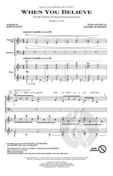When You Believe von Stephen L. Schwartz 