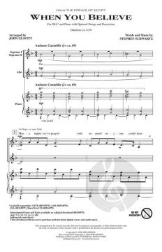 When You Believe von Stephen L. Schwartz 