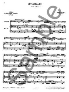 Sonate Nr. 2 (Violon) von Georg Friedrich Händel 